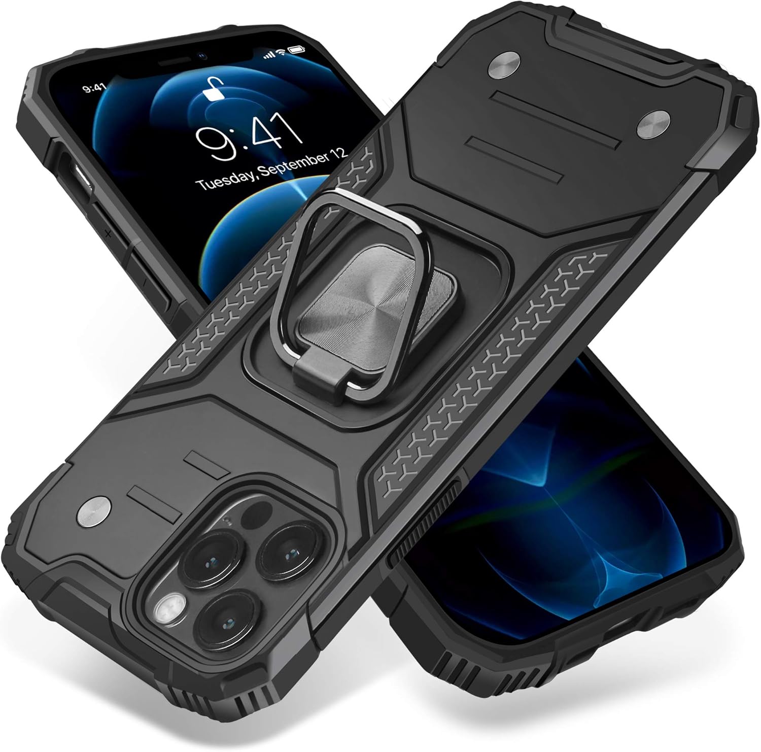 iPhone 12 Pro Max, Shockproof Rugged Military Grade Drop Protection Case