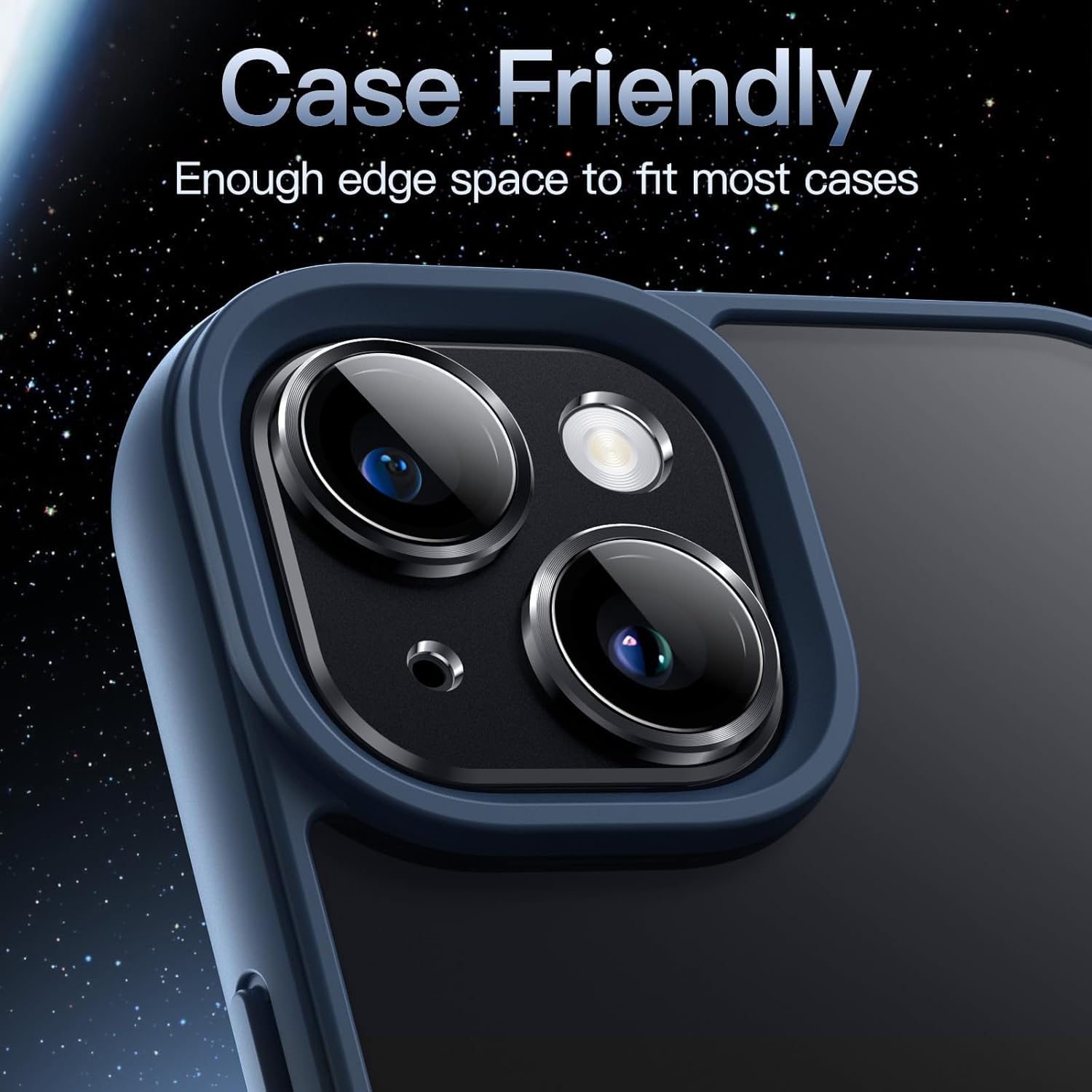 9H Camera Lens Protector for iPhone 15 6.1" and iPhone 15 Plus 6.7" (Midnight) - Image 7