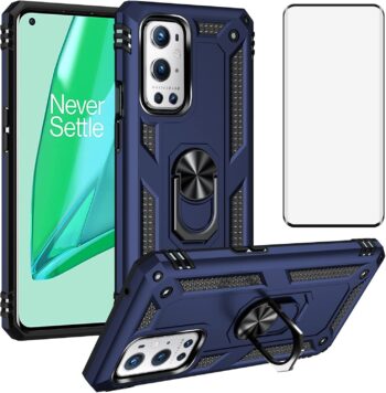 For OnePlus 9 Pro One Plus 9Pro 5G Shockproof Case w Tempered Glass Screen