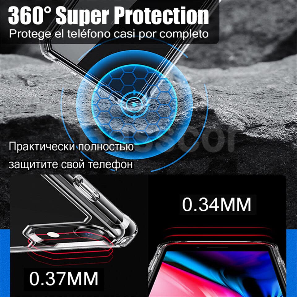 For Google Pixel 8 pro Case Clear Transparent Cover Drop Shockproof Protection - Image 3