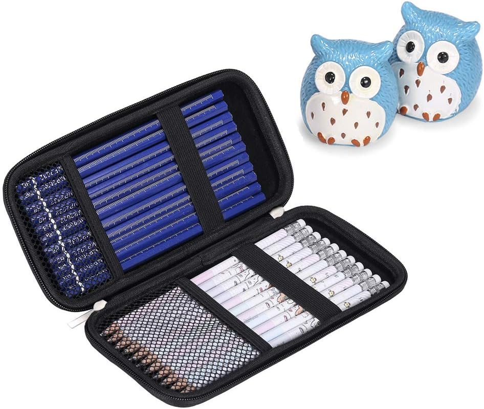 Hard Pencil Case Box for Adults Black - Image 7
