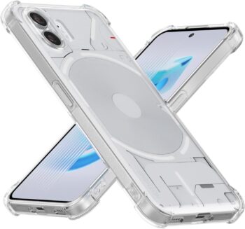 2 Clear TPU Four Corners Protective Transparent Soft Case for Nothing Phone