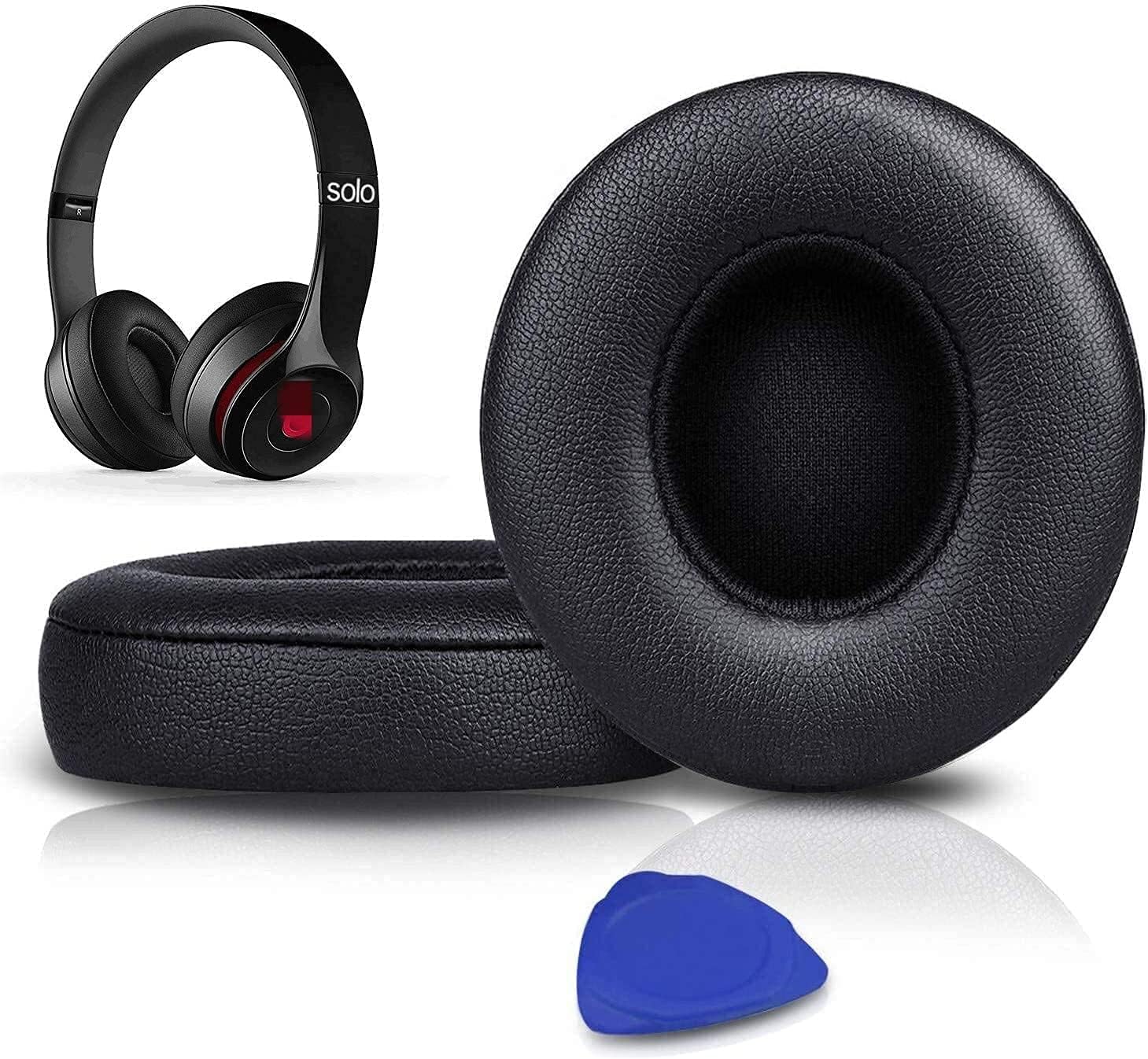 Professional Ear Pads Cushions Replacement, Earpads Compatible with Beats Solo 2