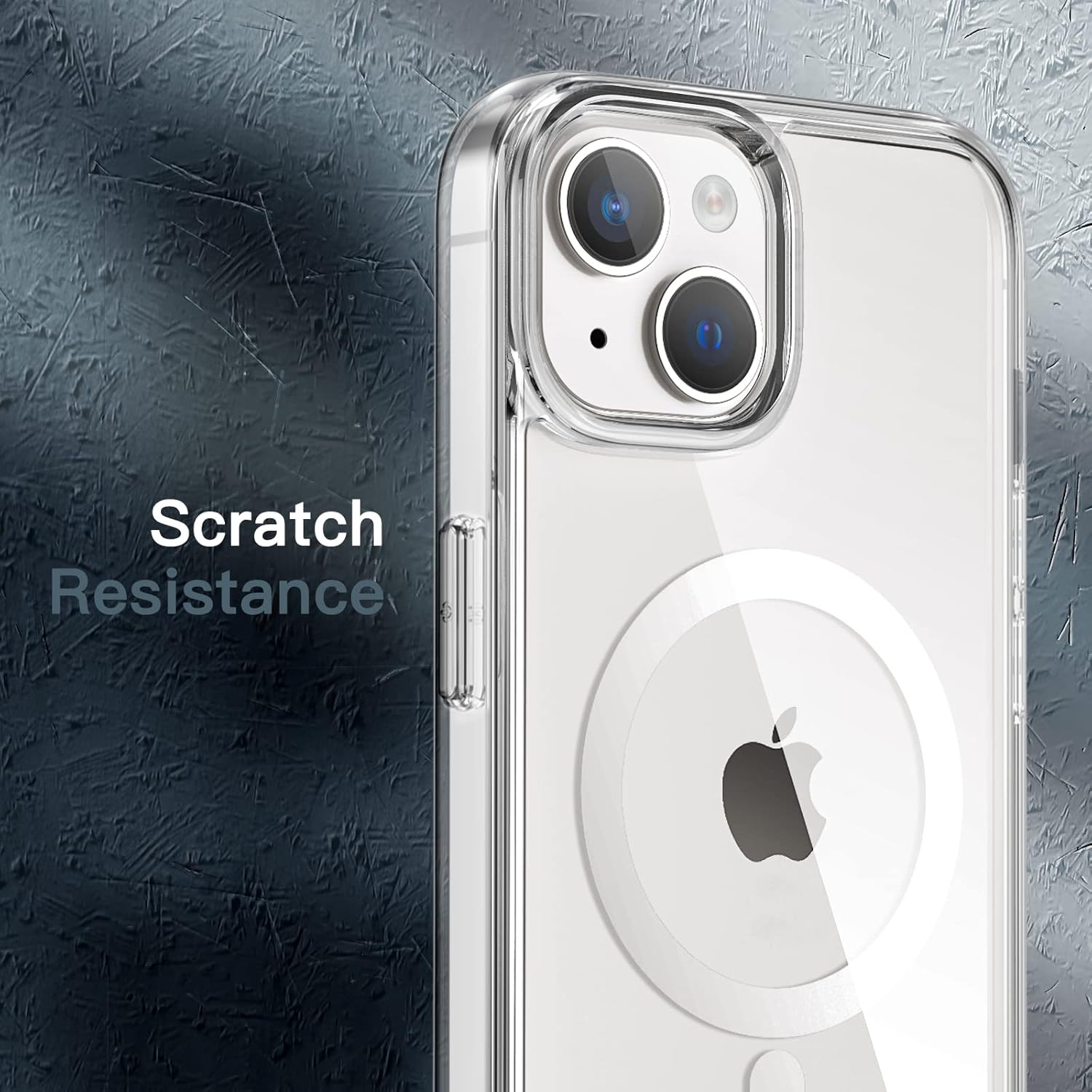 Magnetic Case for iPhone 14 Shockproof Phone Bumper Cover, Anti-Scratch (Clear) - Image 7