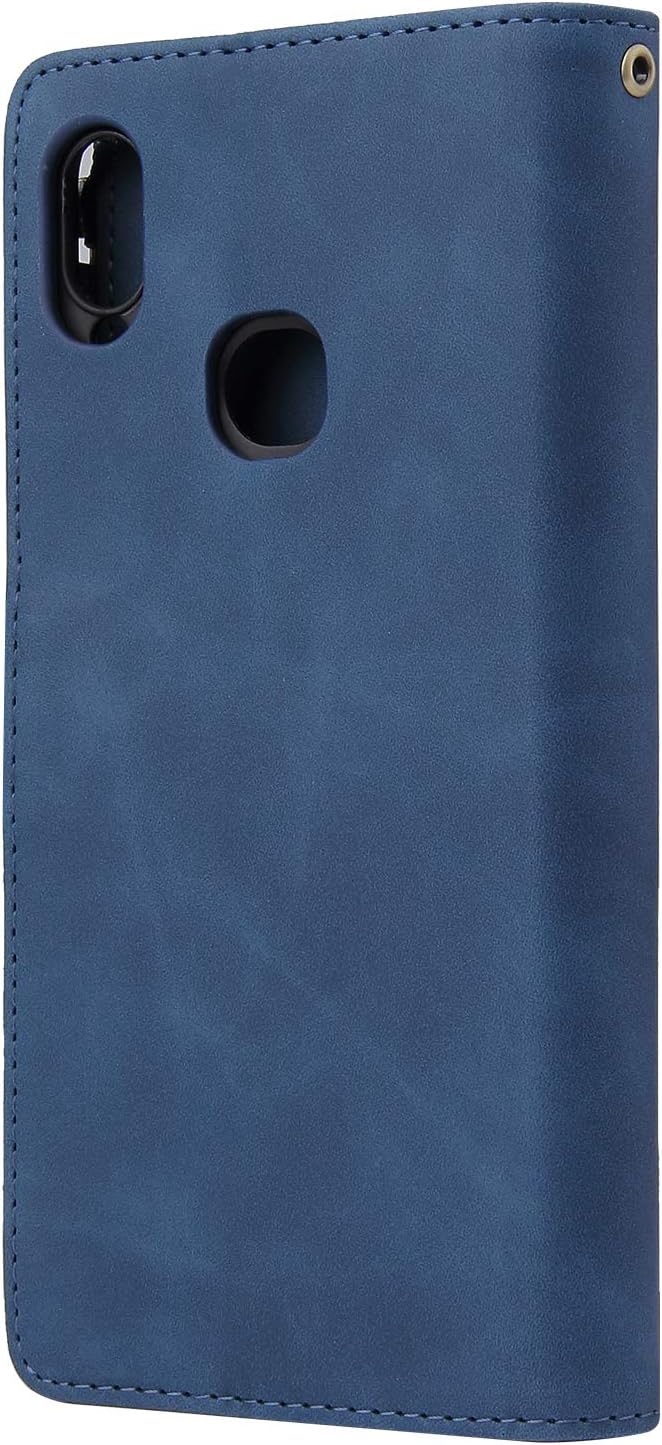 For Samsung Galaxy A10s Tempered Glass Screen Protector and Leather Flip Wallet - Image 7