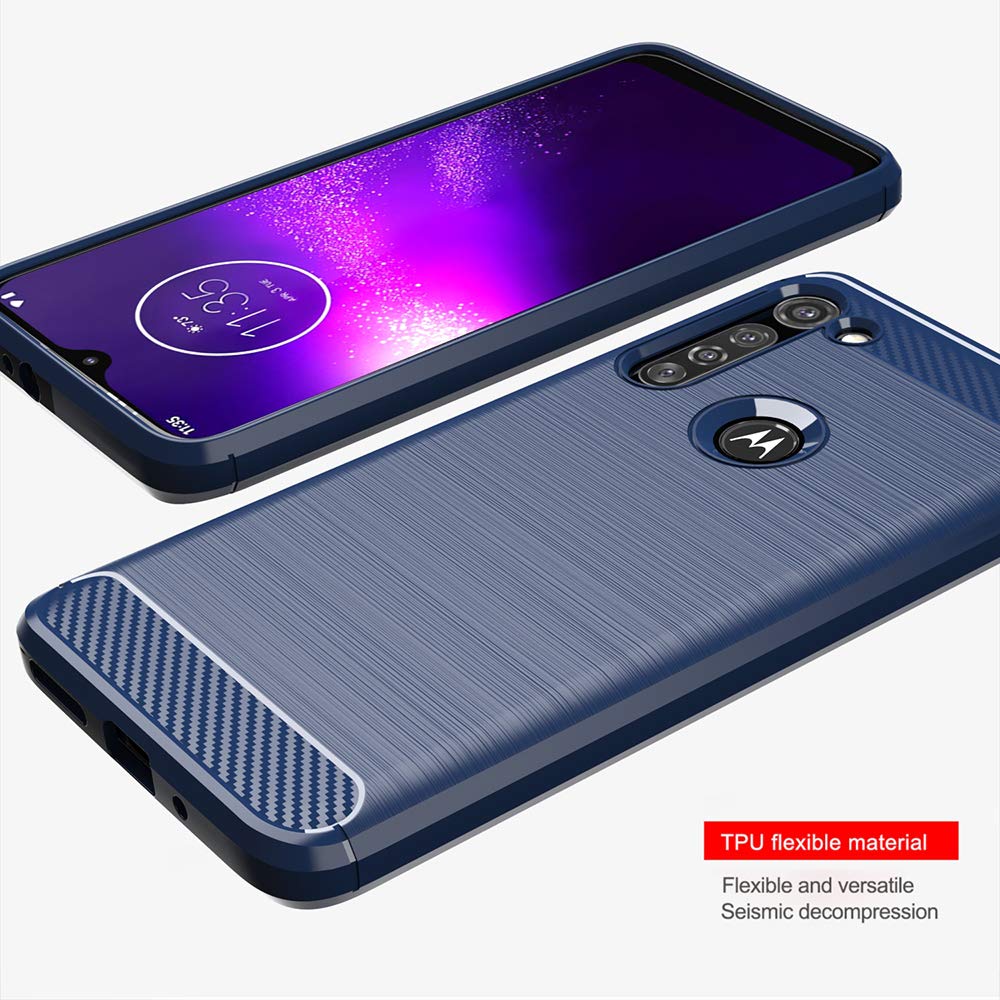 Moto G8 Power Slim TPU Protective Case w Tempered Glass Screen Protector Cover - Image 6