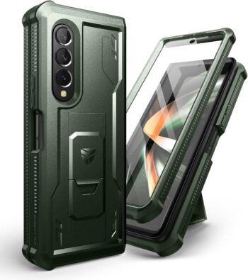 Samsung Galaxy Z Fold 4 5G, Full-Body Rugged Case w Built-in Screen Protector