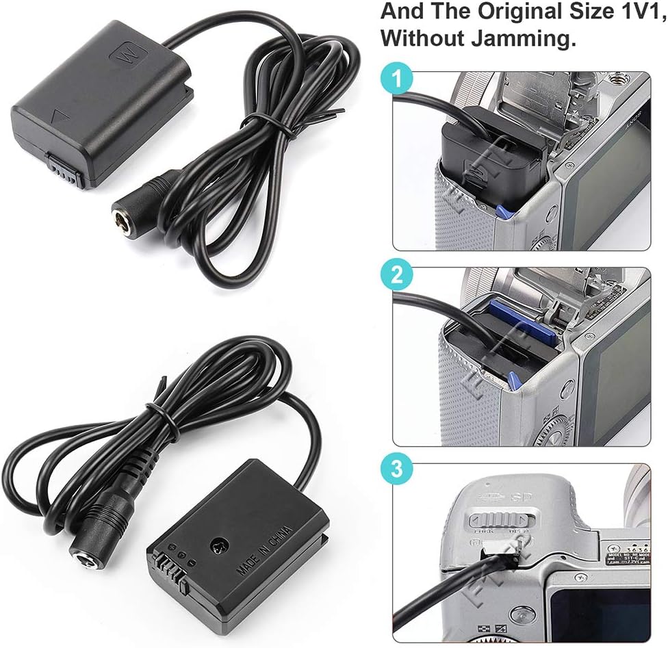 F1TP ACPW20 AC Power Supply Adapter kit for Sony Alpha A7000 A6500 A6400 A6300 - Image 4