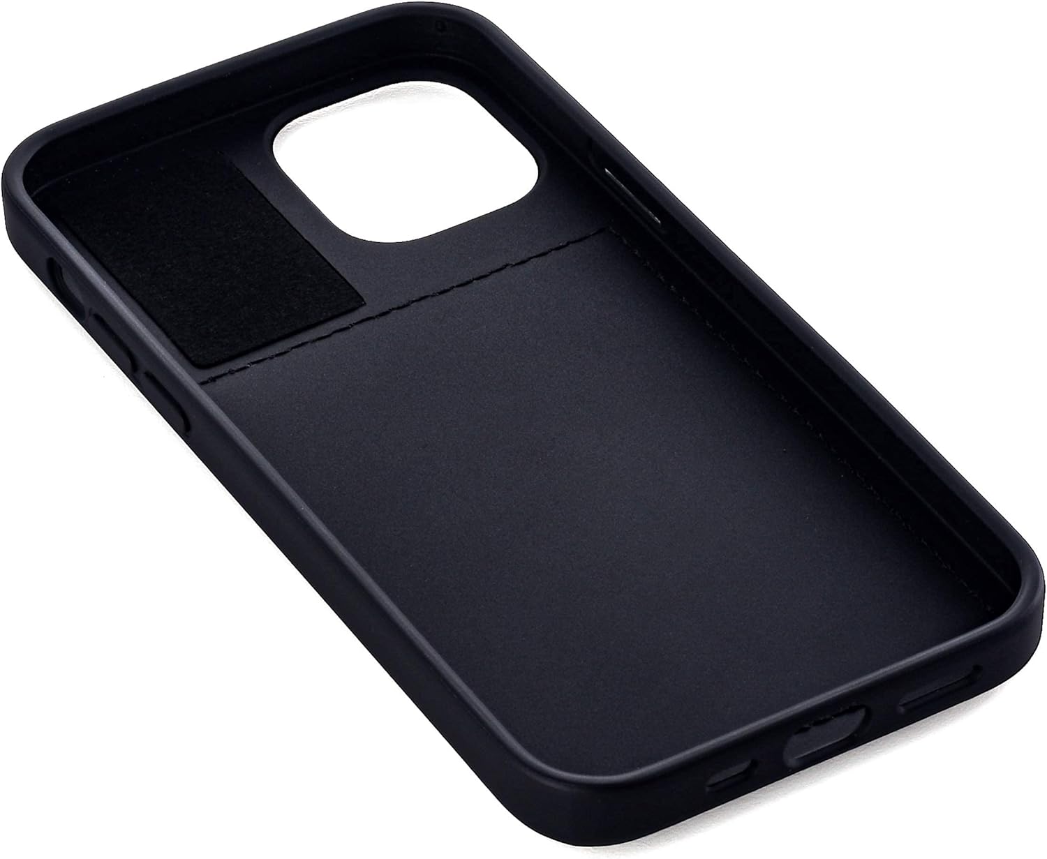 iPhone 12/ 12 Pro Wallet Case: Hidden Metal Plate for Magnetic Mounting - Grey - Image 8