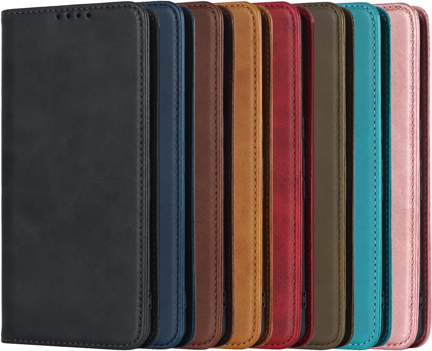 For Google Pixel 7 Pro Cowhide Pattern PU Leather Flip Magnetic Kickstand Case - Image 8