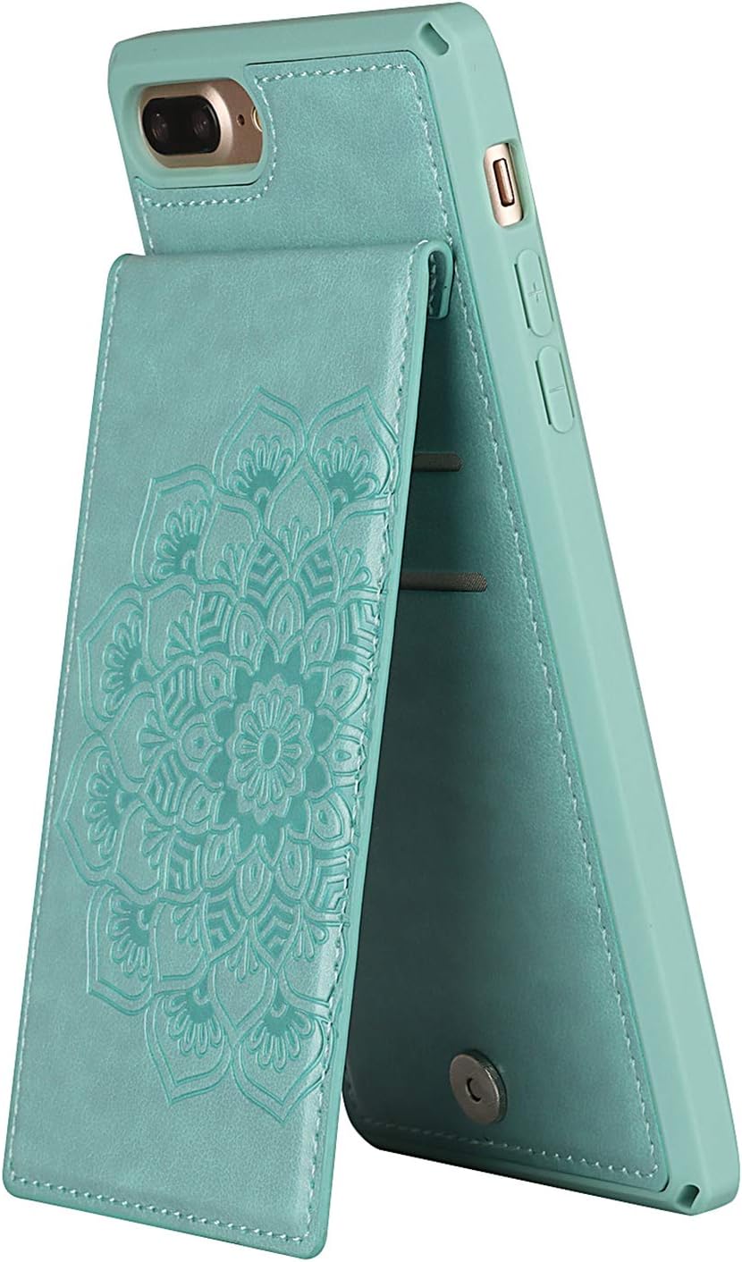 iPhone 7 Plus/ 8 Plus, Soft PU Leather Wallet Case w Kickstand and Card Holder - Image 4