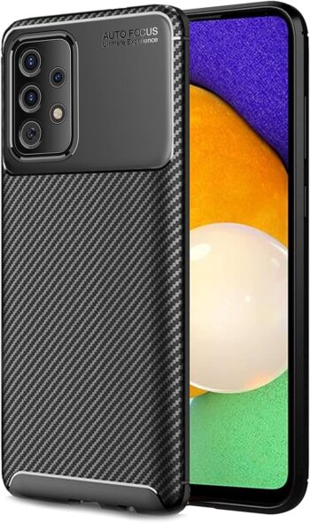 Samsung Galaxy A52s 5G / A52 / Protective Lightweight Slim Carbon Fiber Case