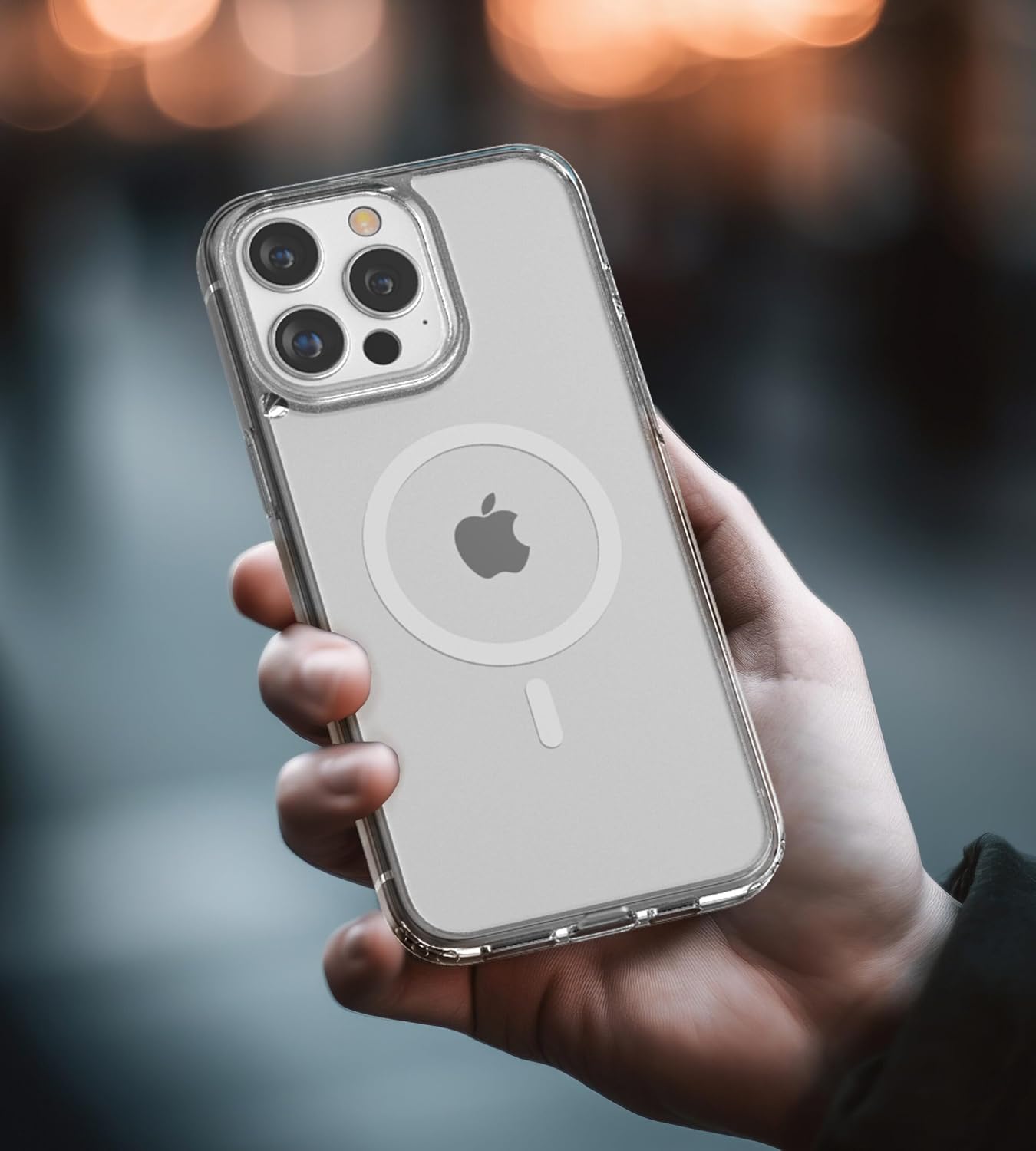 Clear Case w Privacy Screen Protector Designed for iPhone 15 Pro - Clear - Image 6