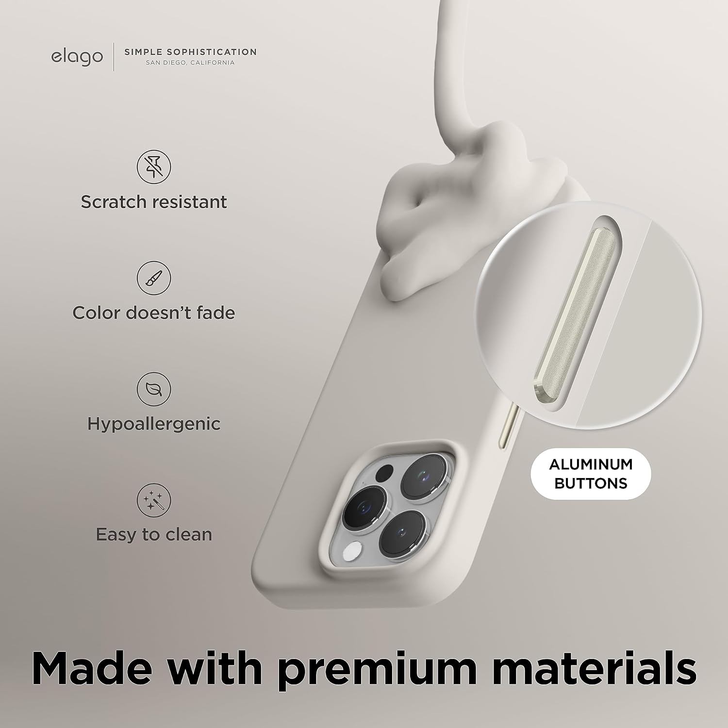 Magnetic Silicone Case Compatible with iPhone 15 Pro Case, Compat with MagSafe - Image 5