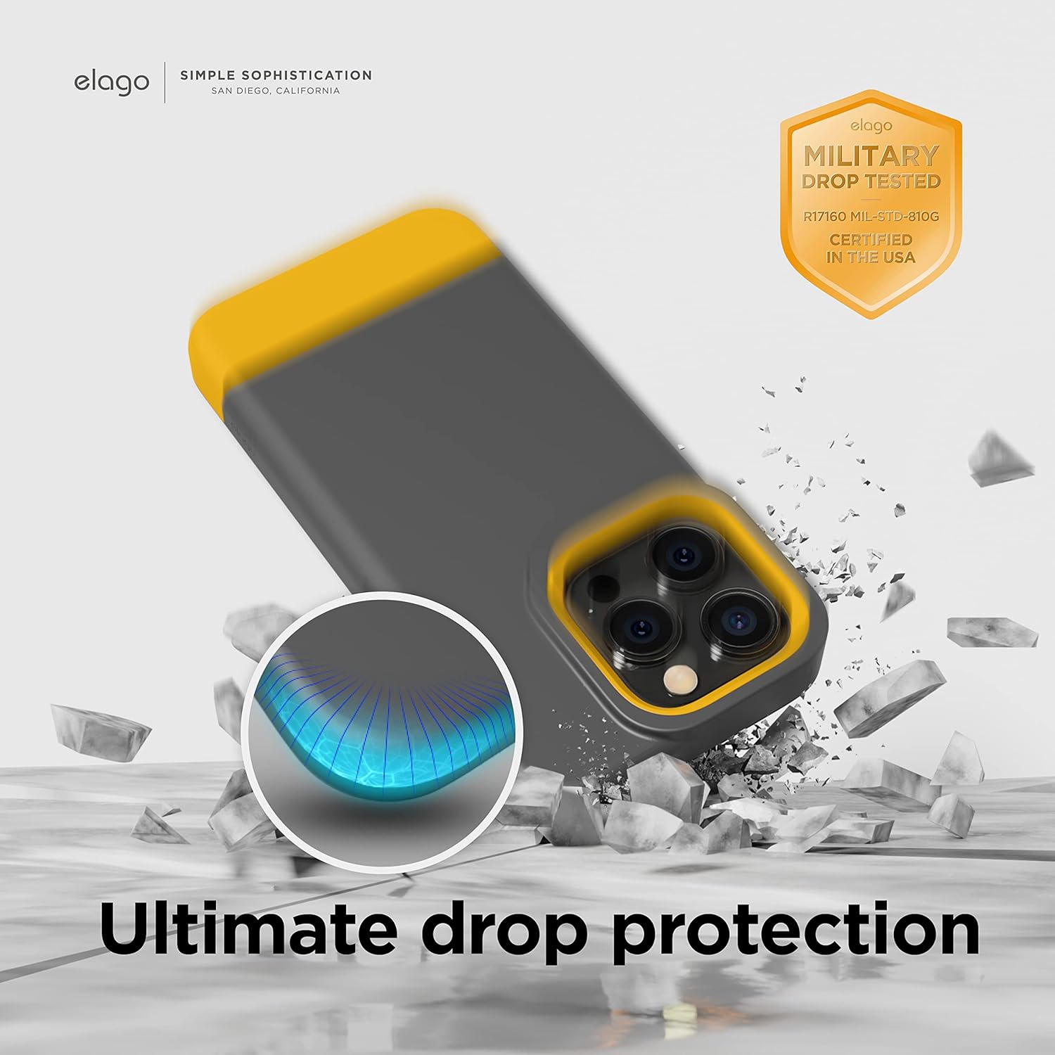 For iPhone 14 Pro (6.1"), Simple and Unique, Protective TPU Shockproof Case - Image 5