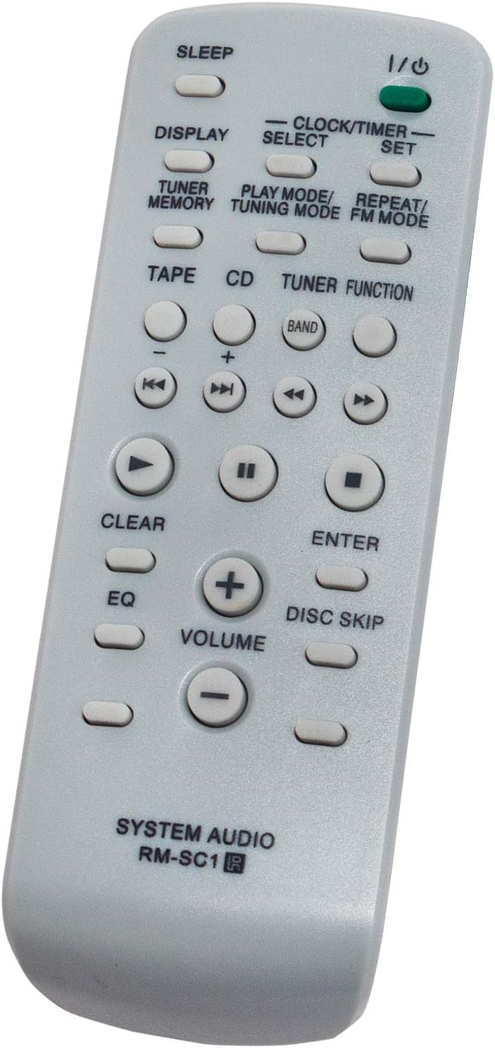 RM-SC1 Remote fit for Sony Mini Hi-Fi Component System MHC-GX750 MHC-GX450 - Image 3