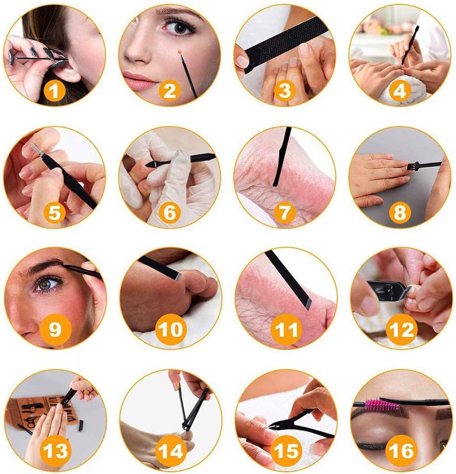 Nail Clippers,16 in 1 Nail Clipper Set, Mens Nail Clipper Set?Nail Clipper Filer - Image 4