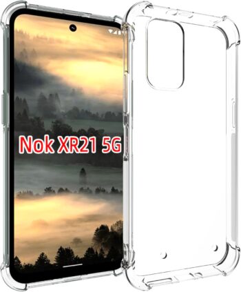 For Nokia XR21 5G Clear TPU Four Corner Protective Transparent Soft Case