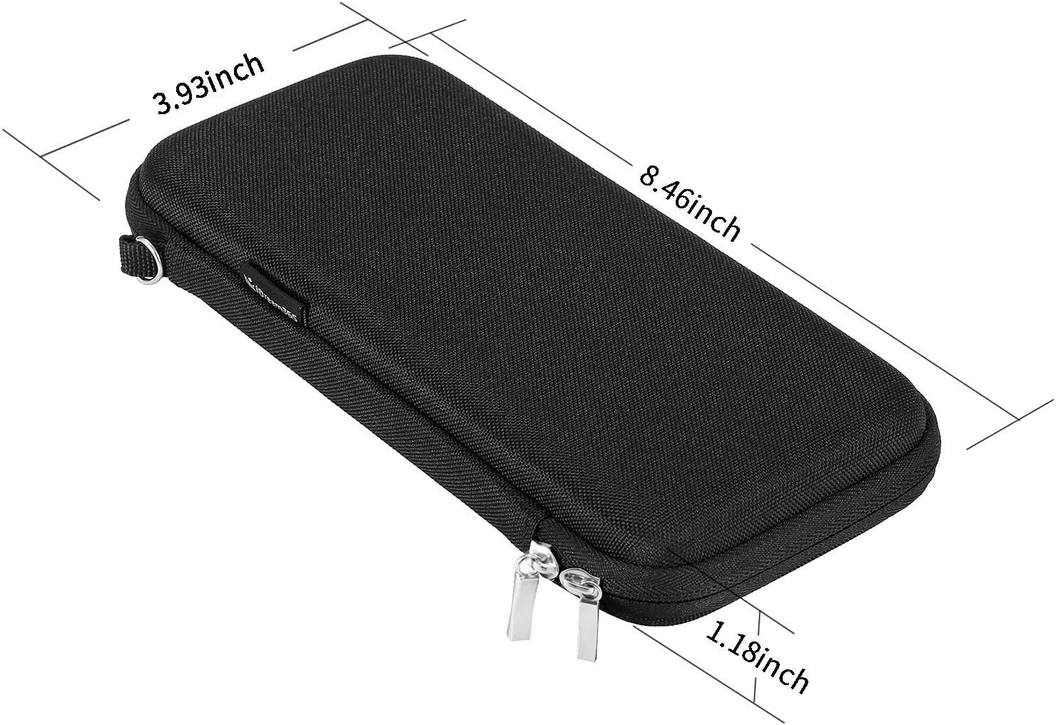 Hard Pencil Case Box for Adults Black - Image 2
