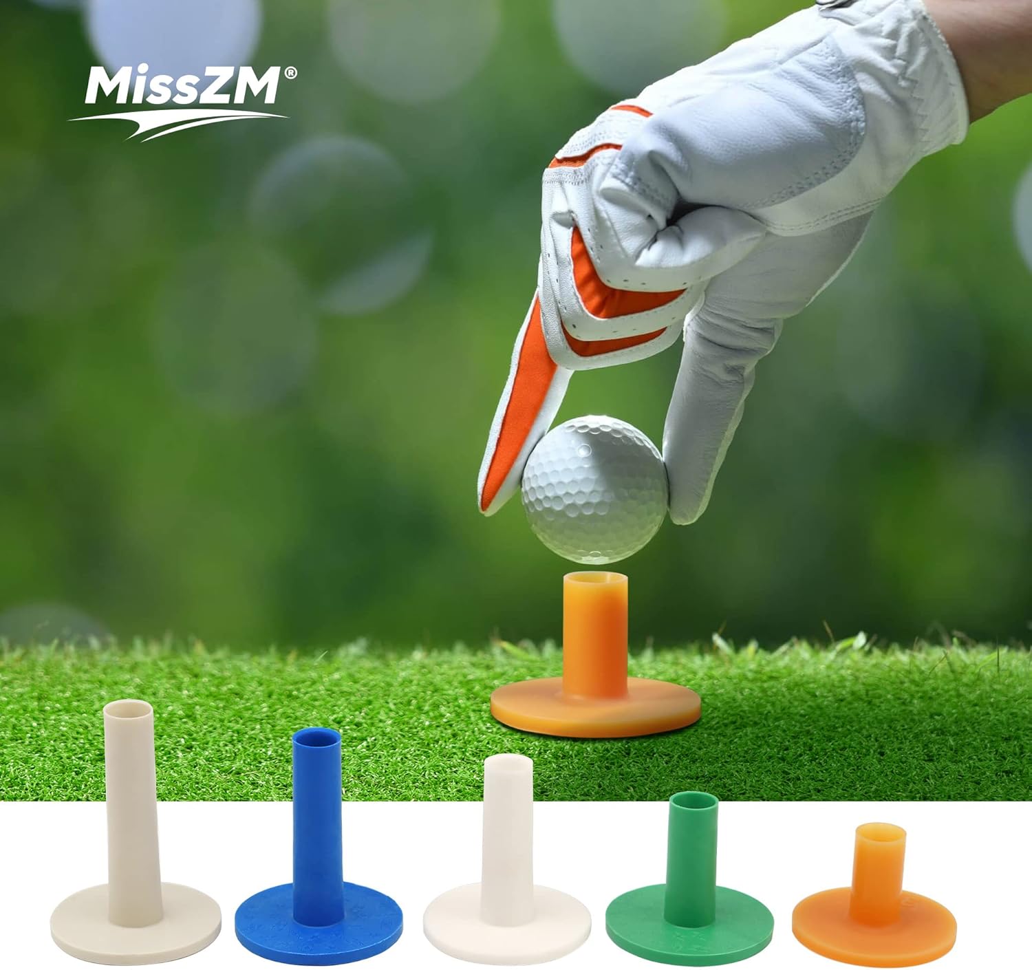 Golf Rubber Tees castle Driving Putting chipping Range Mixed size Practice Mat - Image 8