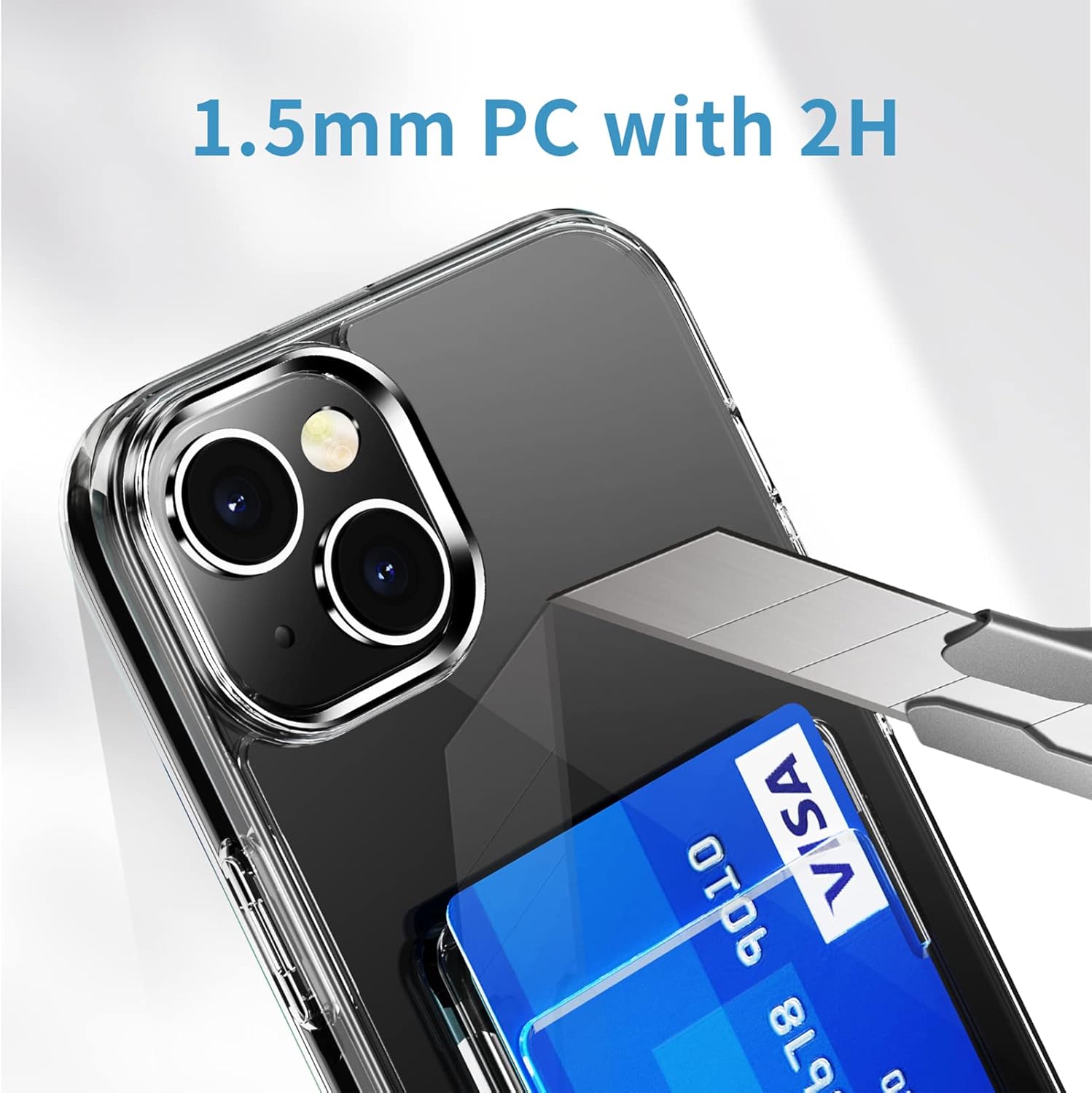 iPhone 14/13 Full Protection Case - Crystal Clear - Image 3