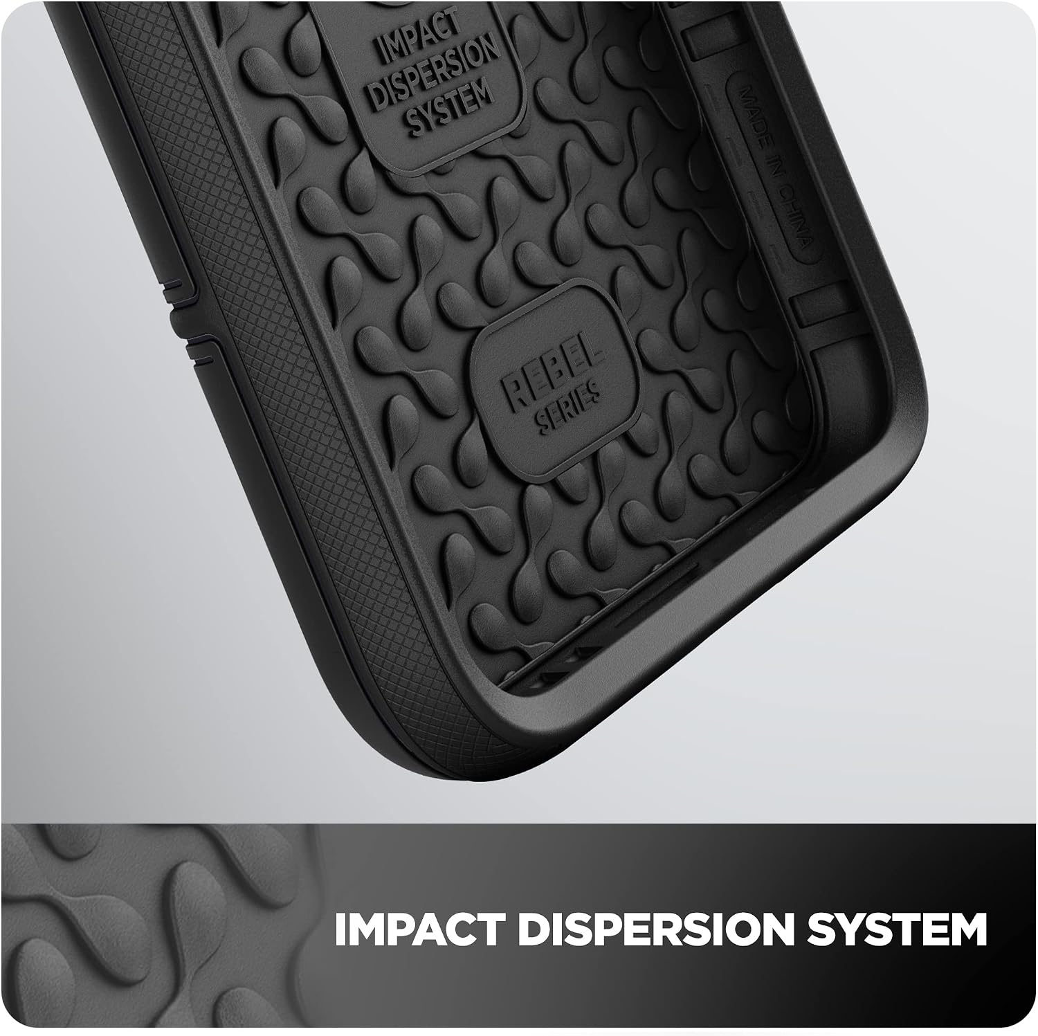 For Samsung Galaxy S22 Case, Shockproof Protective Phone Case - Black - Image 4