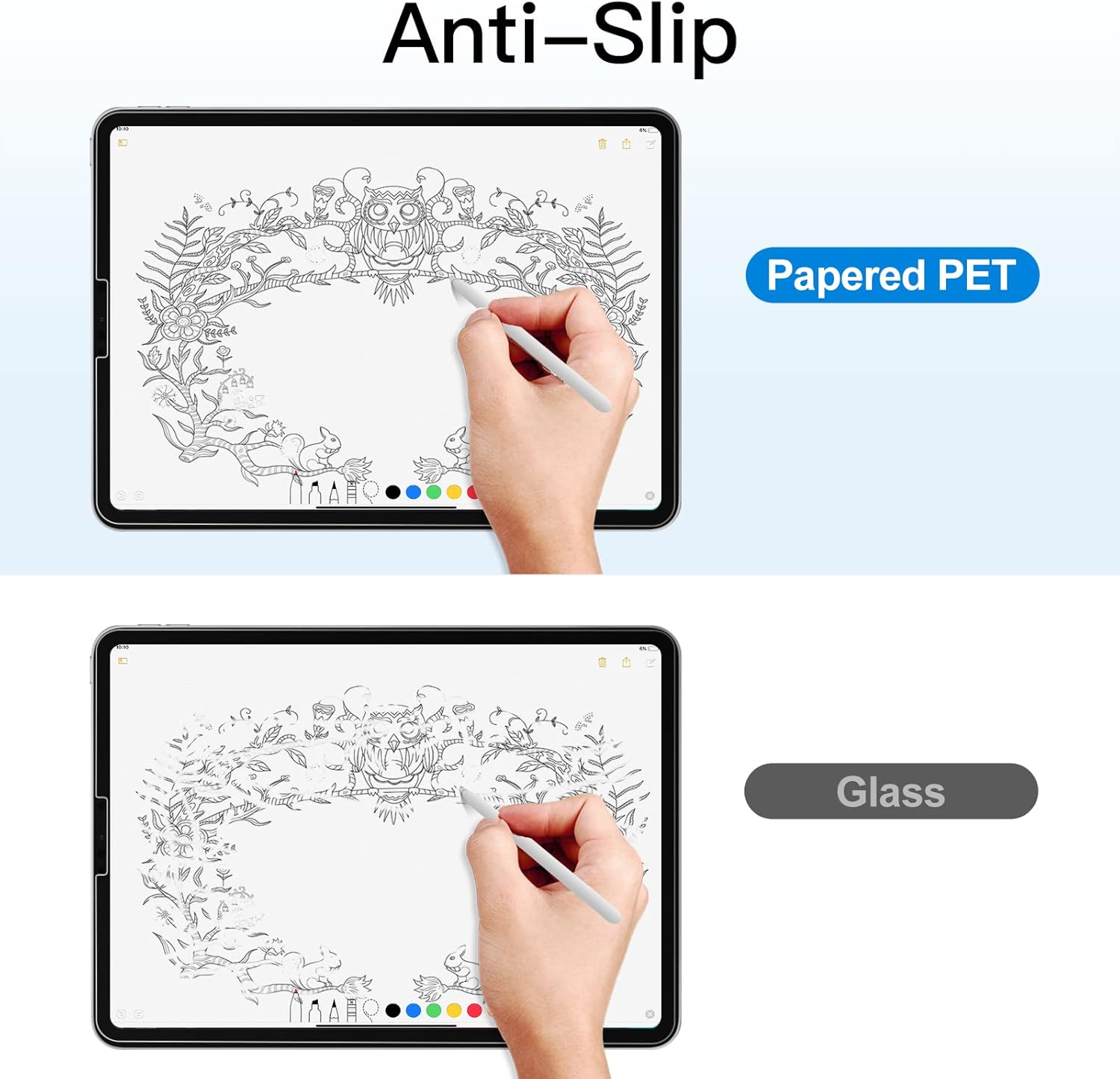 Write Like Paper Screen Protector for iPad Pro 12.9-Inch 2021/2020/2018 Model - Image 4
