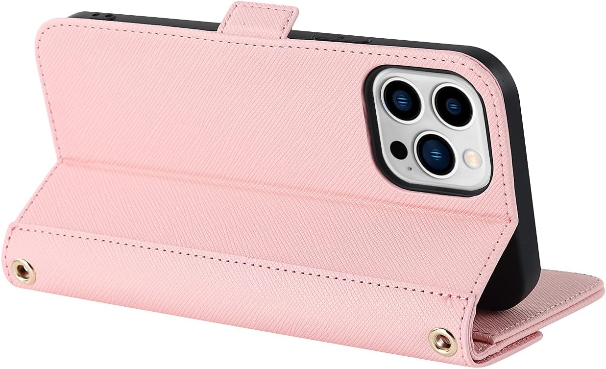 For iPhone 13 Pro Max (6.7") Flip Cover Magnetic Leather Card Slot Holder Case - Image 7