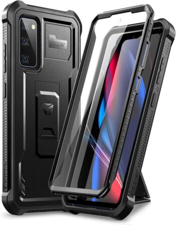 For Samsung Galaxy S20 FE 5G 6.5" Full Body Shockproof Protection Case - Black