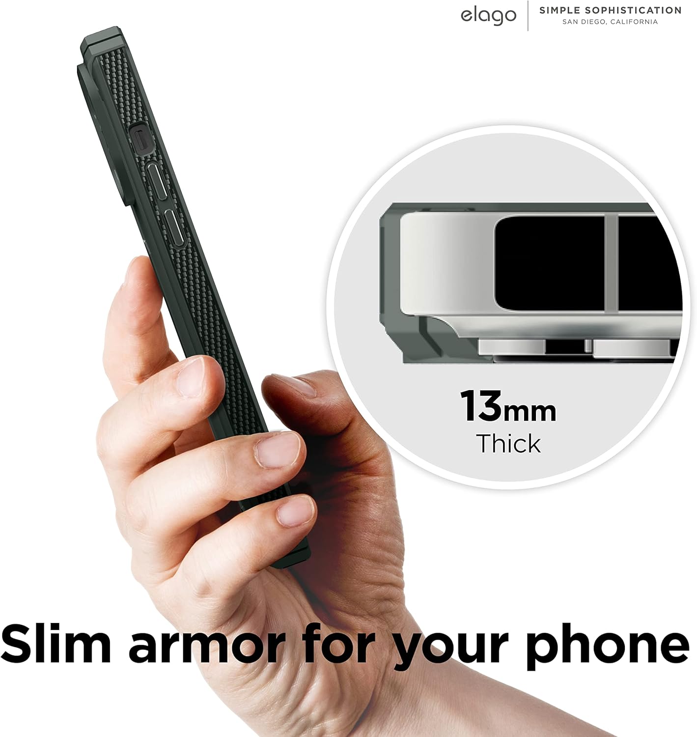 For iPhone 13 Pro (6.1"), Heavy-Duty Premium TPU Carbon Fiber Rugged Protection - Image 7