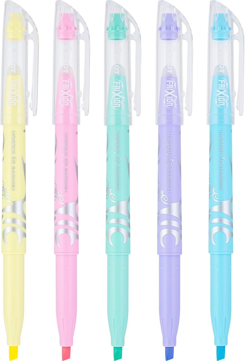 PILOT FriXion Light Pastel Collection Erasable Highlighters, Chisel Tip, 5-Pack - Image 4