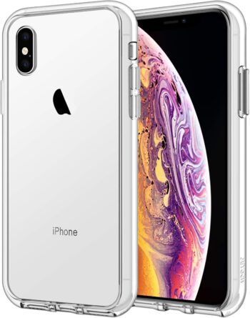 Case for iPhone Xs and iPhone X, Non-Yellowing Shockproof Phone Bumper (Clear)