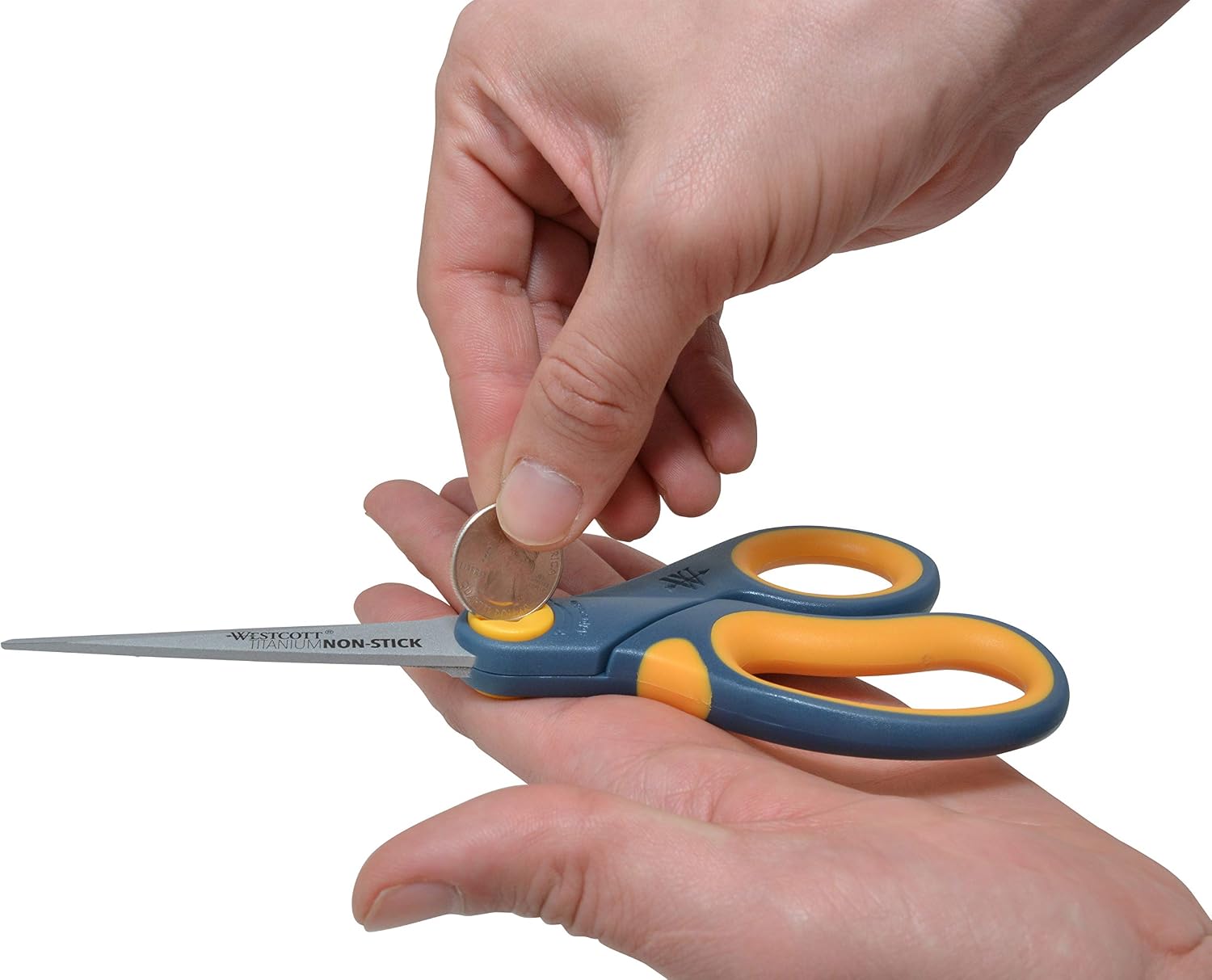 Westcott 8" Straight Titanium Bonded Non Stick Scissors, 2 Pack (16550) - Image 5