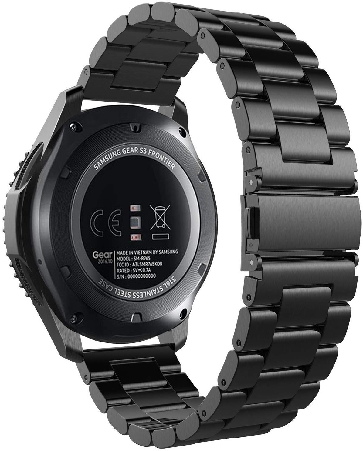 Watch Band Compatible with Samsung Galaxy Watch 3 45mm / Gear S3 - Image 3