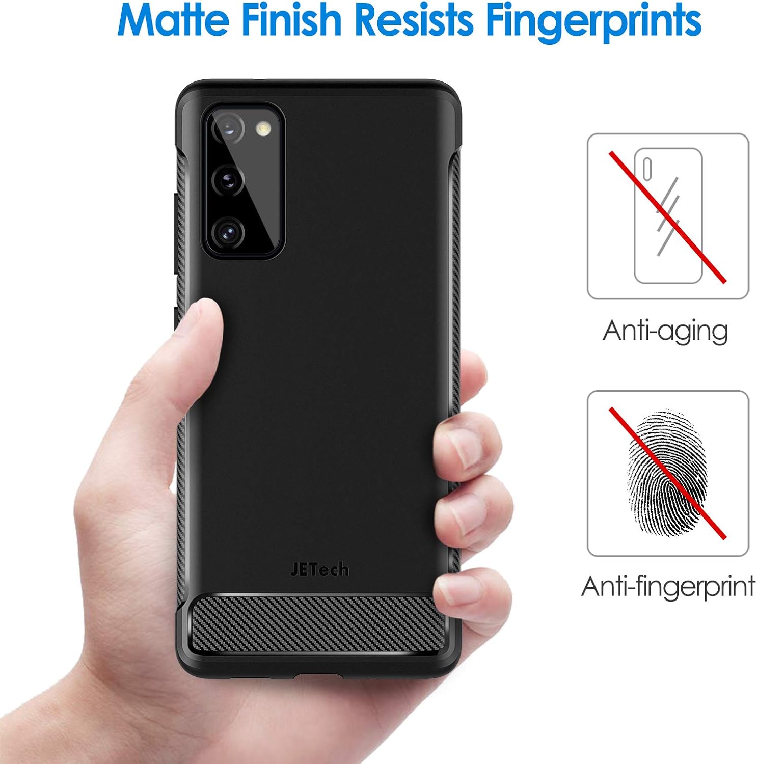 Slim Fit Case Compatible with Samsung Galaxy S20 FE 5G 6.5-Inch, Thin (Black) - Image 4