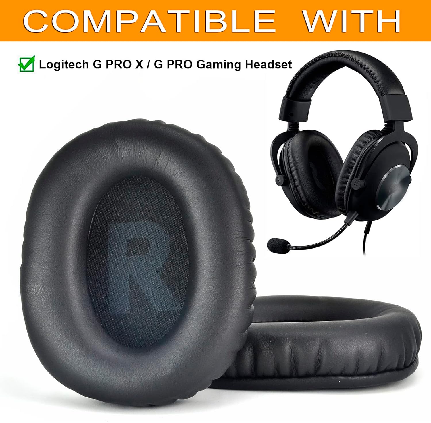 Replacement G Pro X Ear Pads Cover Ear Cushion for Logitech G Pro/G Pro X - Image 2