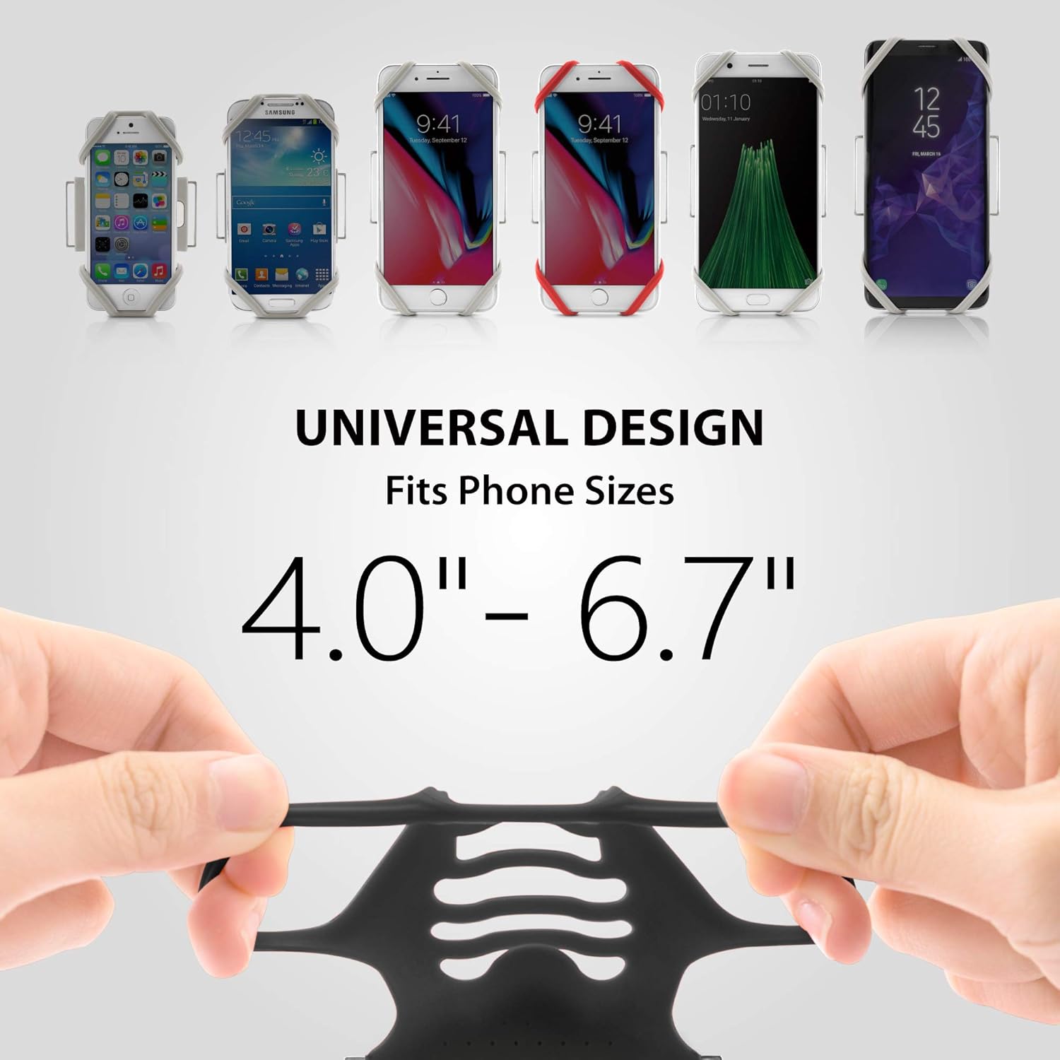 Running Armband Phone Holder, Lightweight Sports Cell Phone Arm Band for iPhone - Image 2