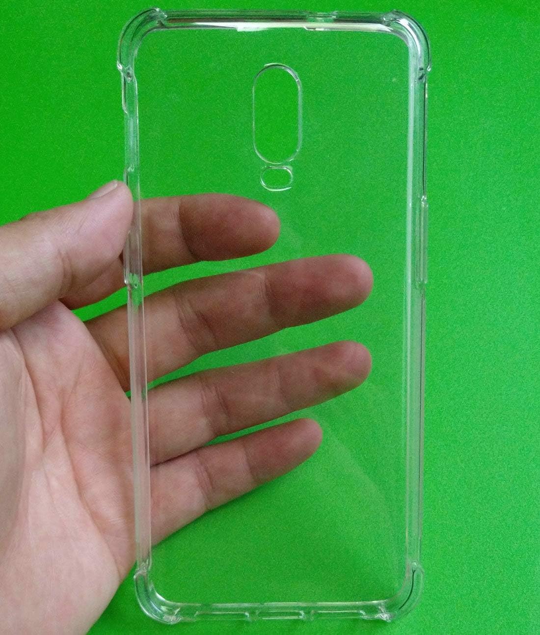 For OnePlus 6T TPU Four Corners Cover Transparent Soft Case - Image 9