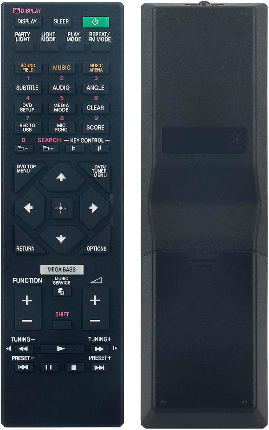 RMTAM340U Replacement Remote Control for Sony Home Audio Stereo