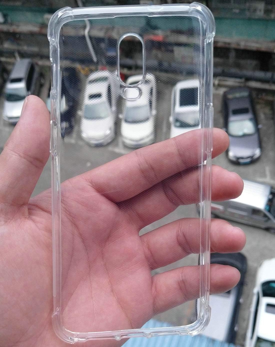 For OnePlus 6T TPU Four Corners Cover Transparent Soft Case - Image 8