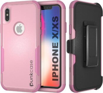 iPhone Xs Belt Clip Holster 4-1 Rugged & Protective Multilayer Phone Case
