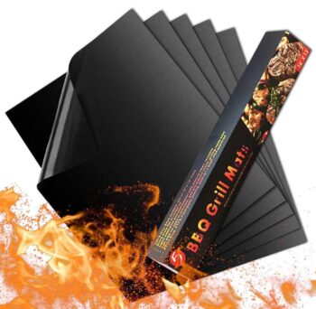 Grill Mat - Set of 5 Heavy Duty BBQ Grill Mats Non Stick, BBQ Grill Mats