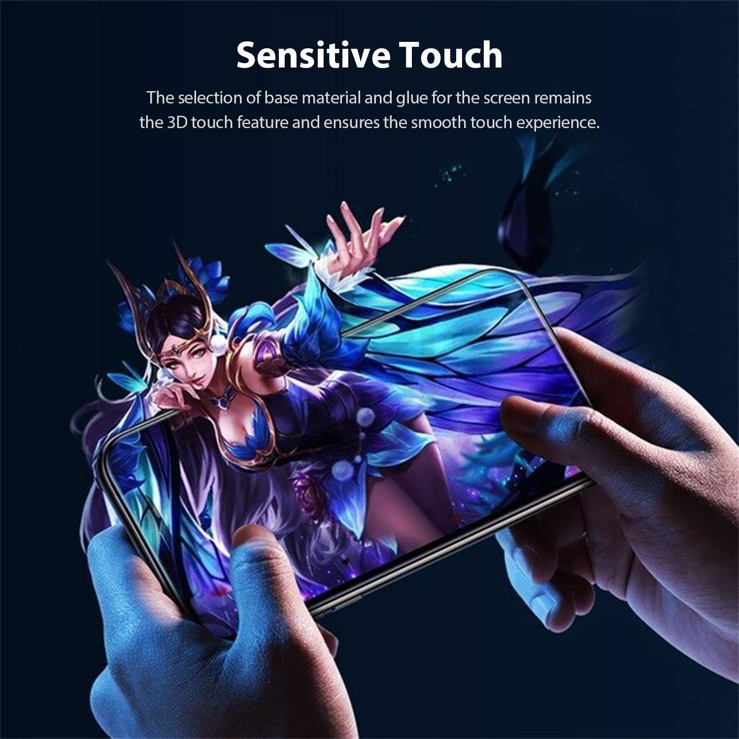Anti-Blue Light Tempered Glass Screen Protector for Apple-iPhone 12 Pro Max 6.7" - Image 6