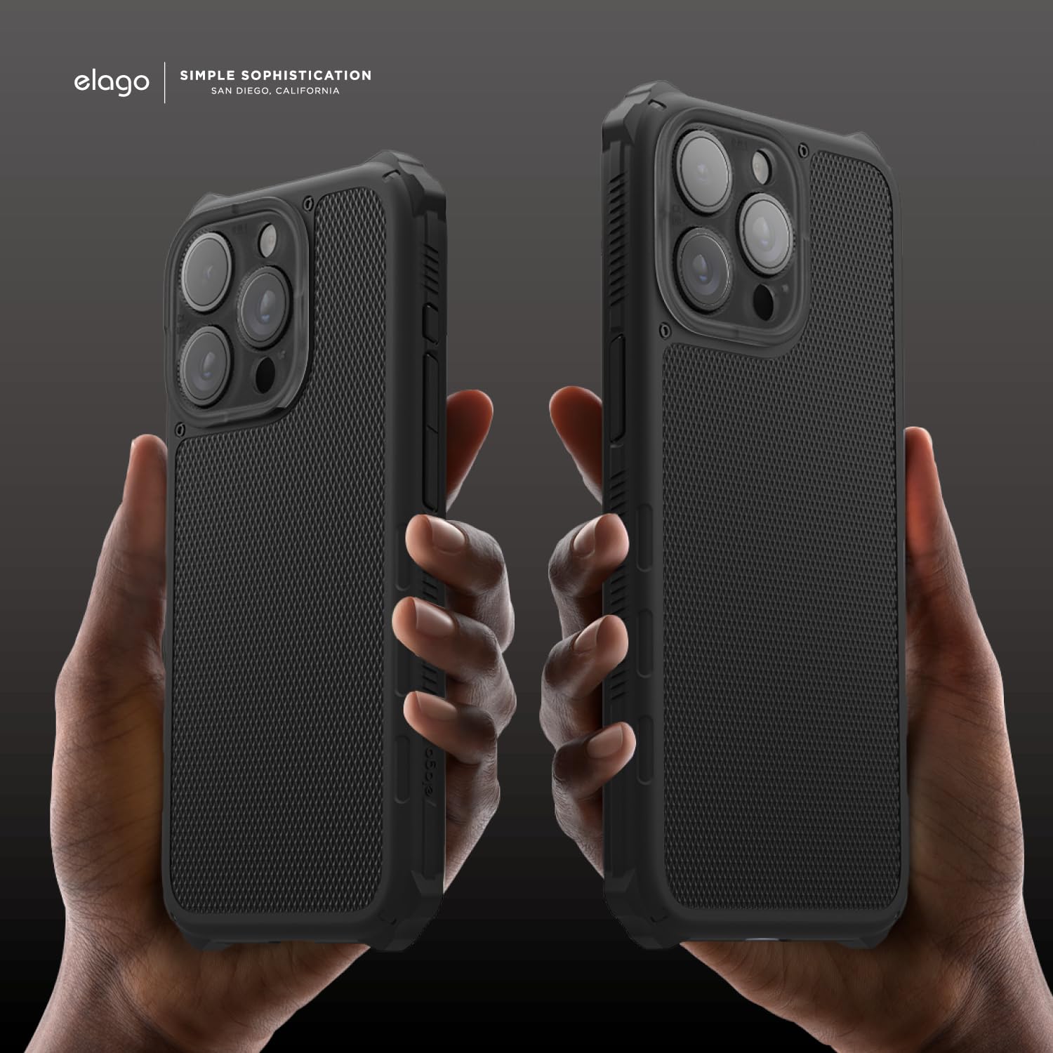 Magnetic Armour Case Compatible with iPhone 15 Pro (Black) - Image 8