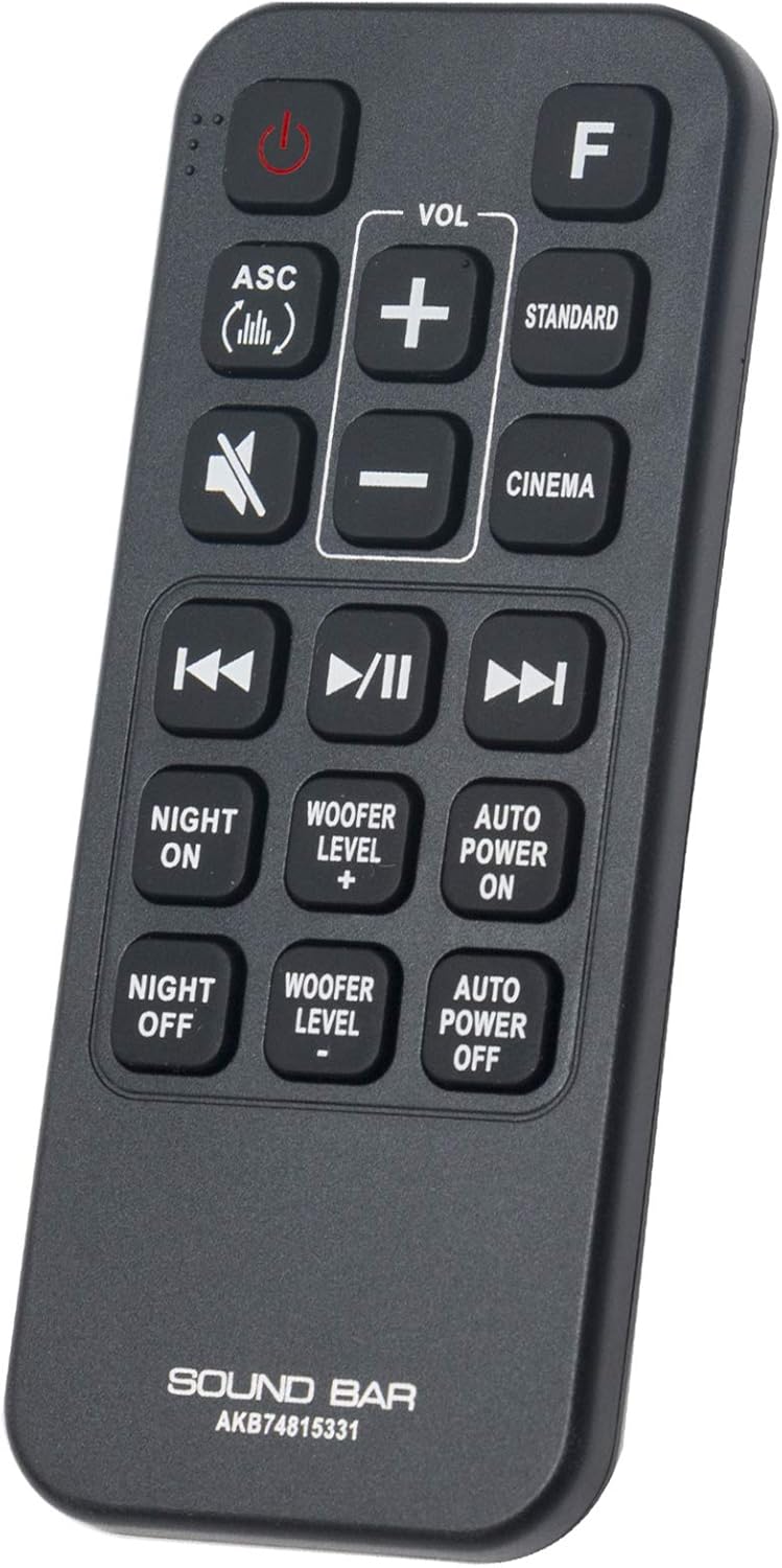 Replacement Remote Control Suit for LG Soundbar Wireless Subwoofer - Image 4