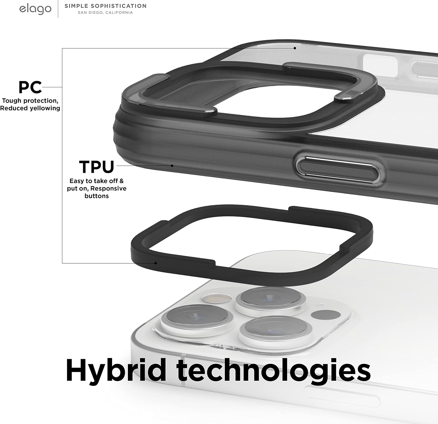 Clear Case Compatible with iPhone 14 Pro Max Case (6.7"), Shockproof Bumper Case - Image 4