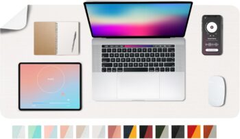 PU Leather DeskPad,Dual Side Desk pad,Office Desk Mat,Dual Color Desk