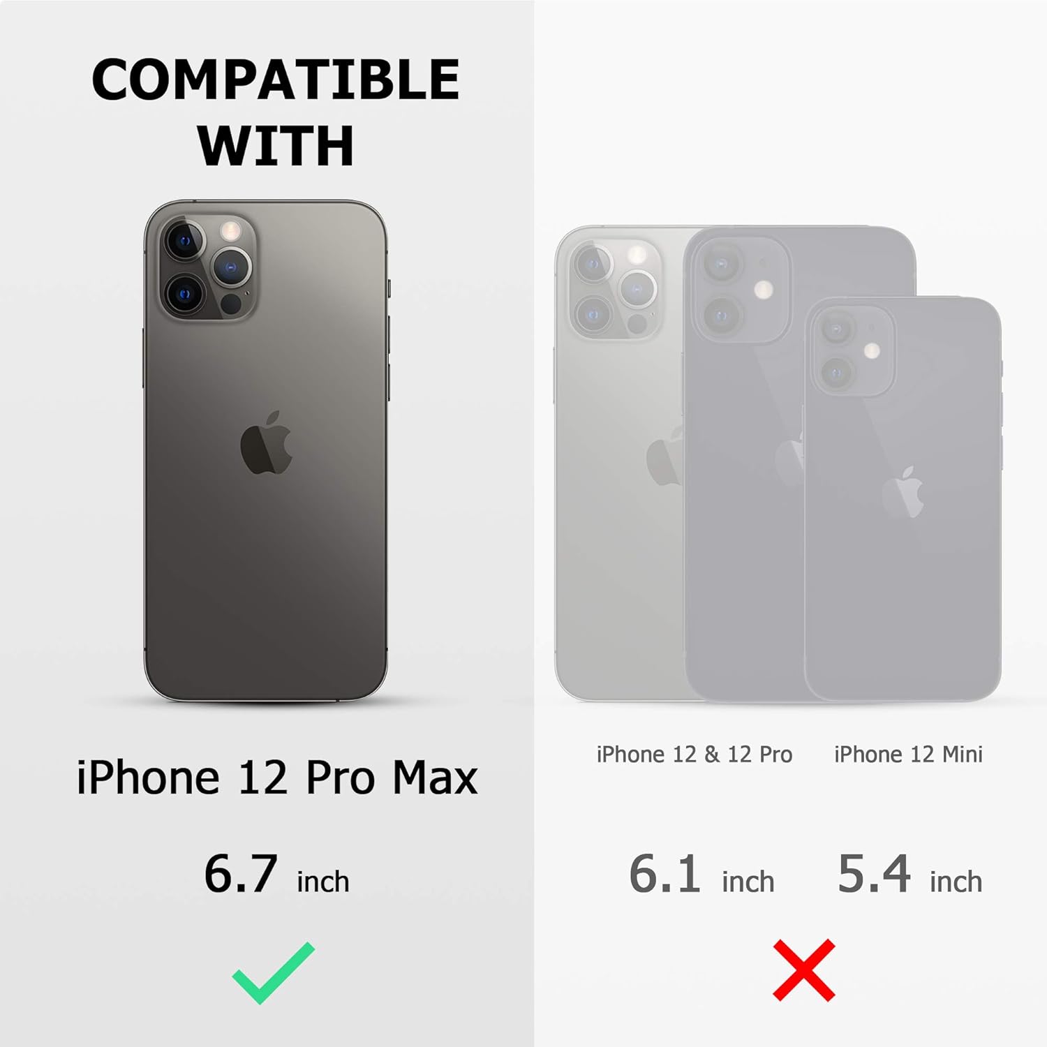 iPhone 12 Pro Max, Shockproof Rugged Military Grade Drop Protection Case - Image 6