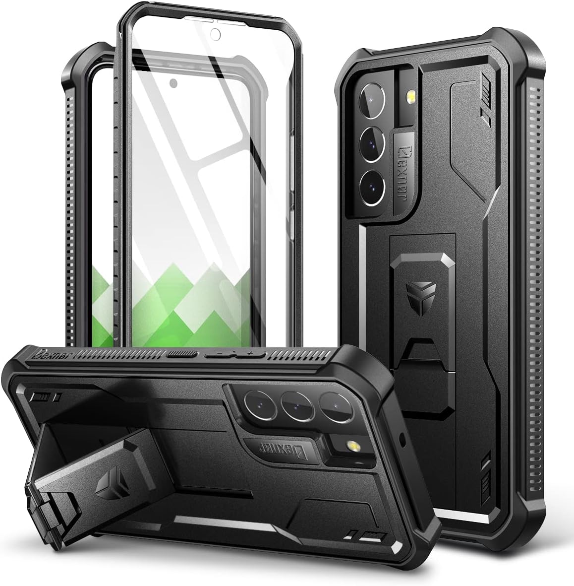 Samsung Galaxy S22 Plus 5G Case with Built-in Screen Protector Shockproof Case