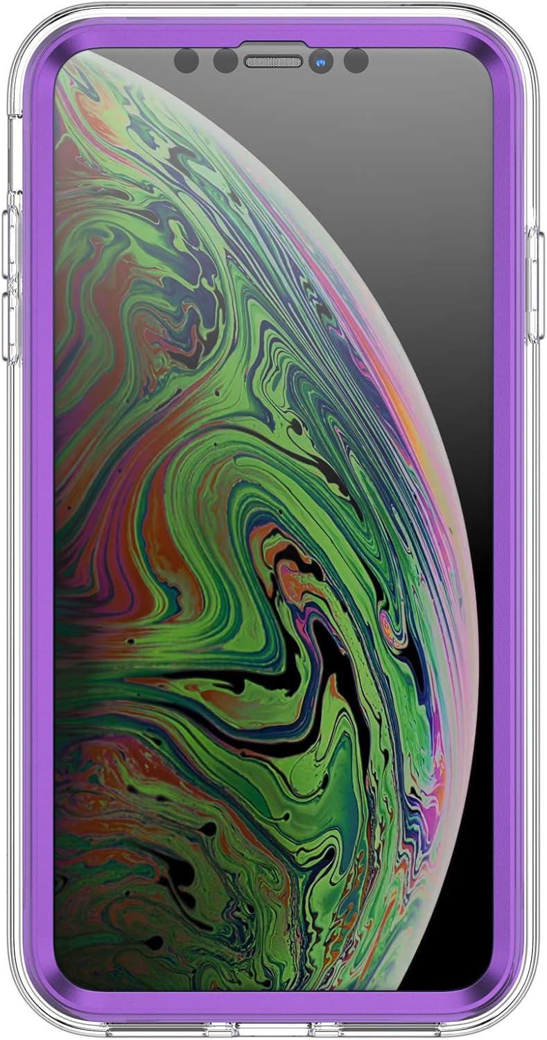 iPhone Xs Hybrid Luxury Cute Marble Shockproof Full Body Heavy Duty Slim Case - Image 8
